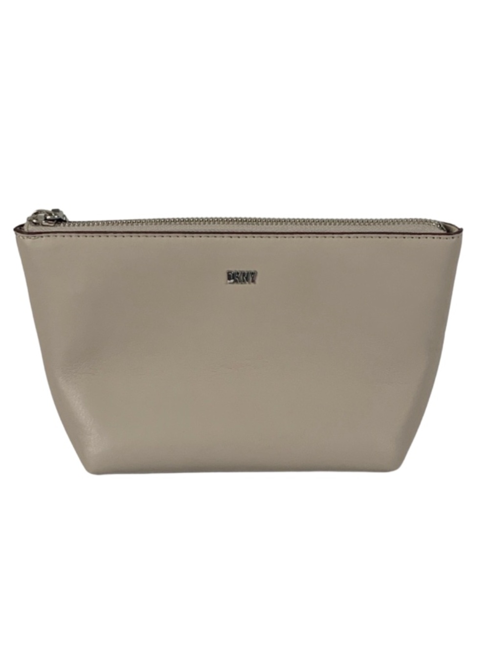 DKNY Mocha Faux Leather Mini Bag Neutral Minimalist
